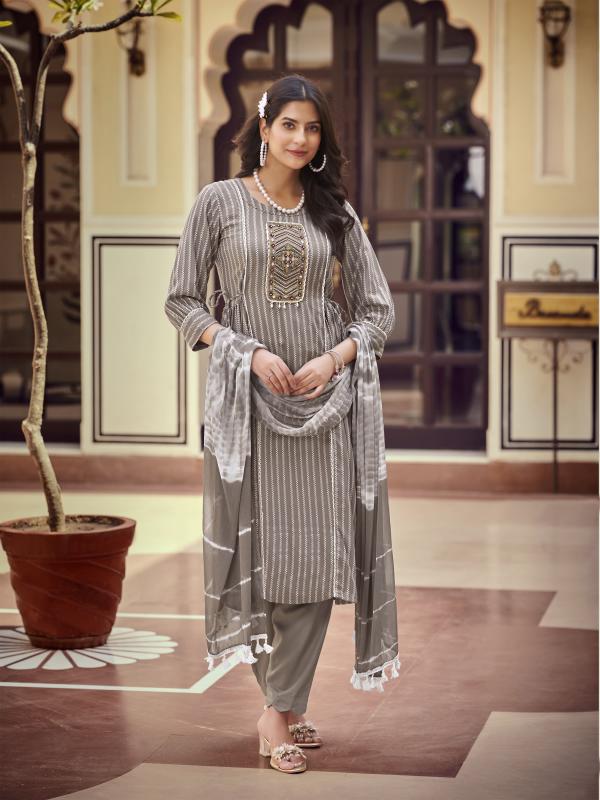 Karissa Merkee Premium Kurti Pant With Dupatta Collection